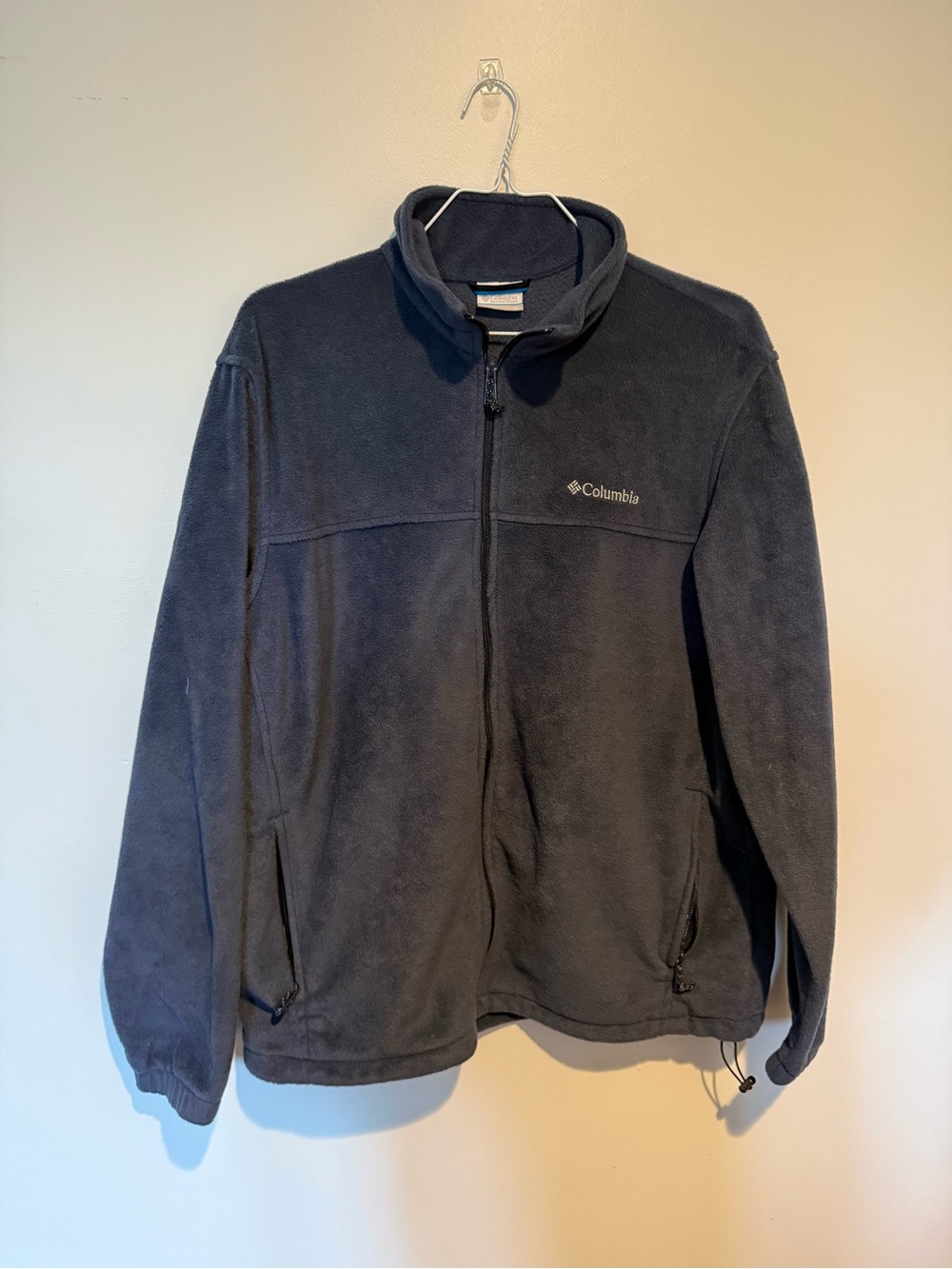Columbia Men's Dark Navy Full-Zip Fleece Jacket